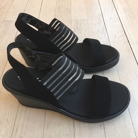 memory foam platform sandals